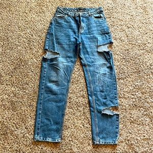 Pretty little thing straight jeans size 6